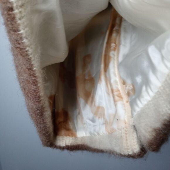 Vintage Icewool 100% Sheep Wool Knitted Coat size small - Picture 10 of 10